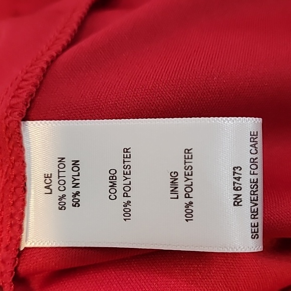 Anthroplogie - Taylor ~ Red Lace Dress - Picture 14 of 15